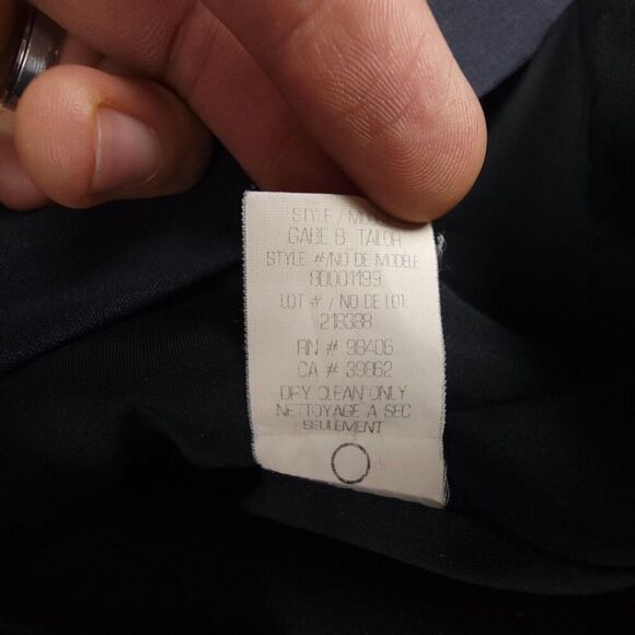 THEORY Wool Gabe B Tailor Classic Single Button Blazer Suit Jacket Womens 8 Gray - Picture 9 of 9